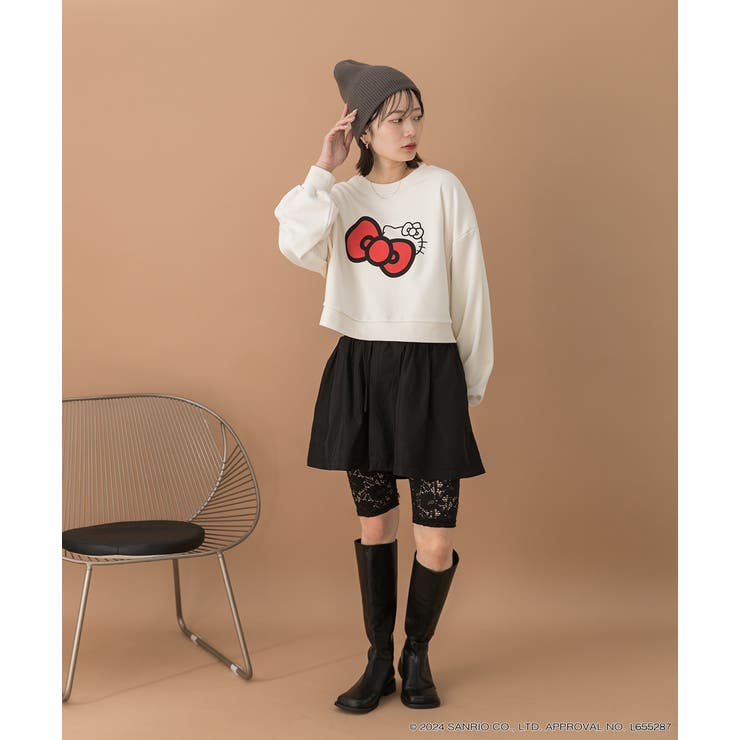 ≪HELLO KITTY≫ リボンデザインショートプルオーバー | ad thie | 詳細画像8 