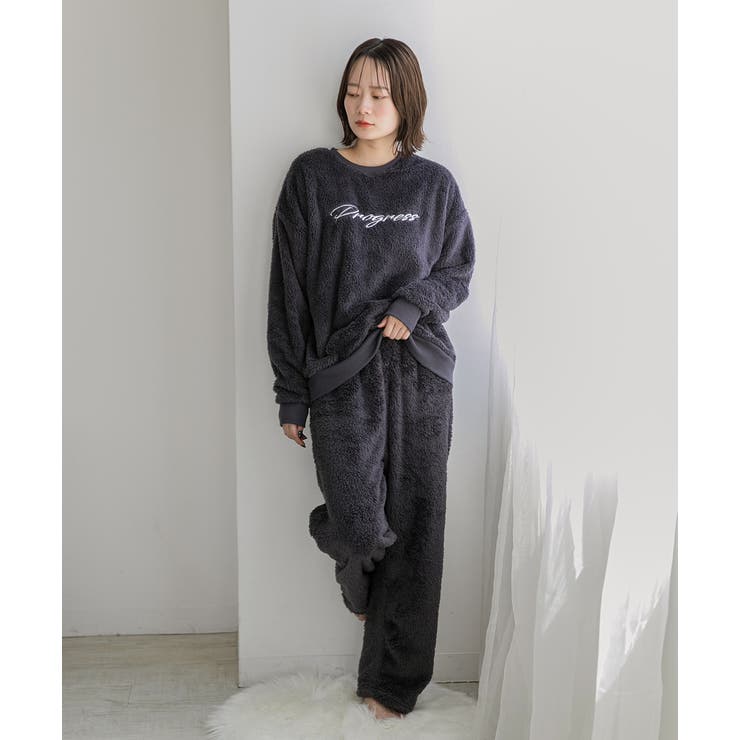 刺繍ロゴ ボアプルオーバー		 | ad thie | 詳細画像11 