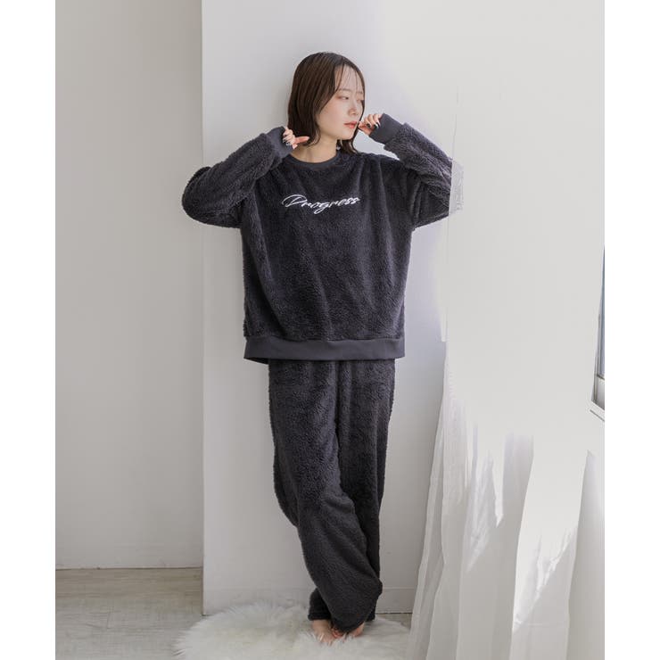 刺繍ロゴ ボアプルオーバー		 | ad thie | 詳細画像12 