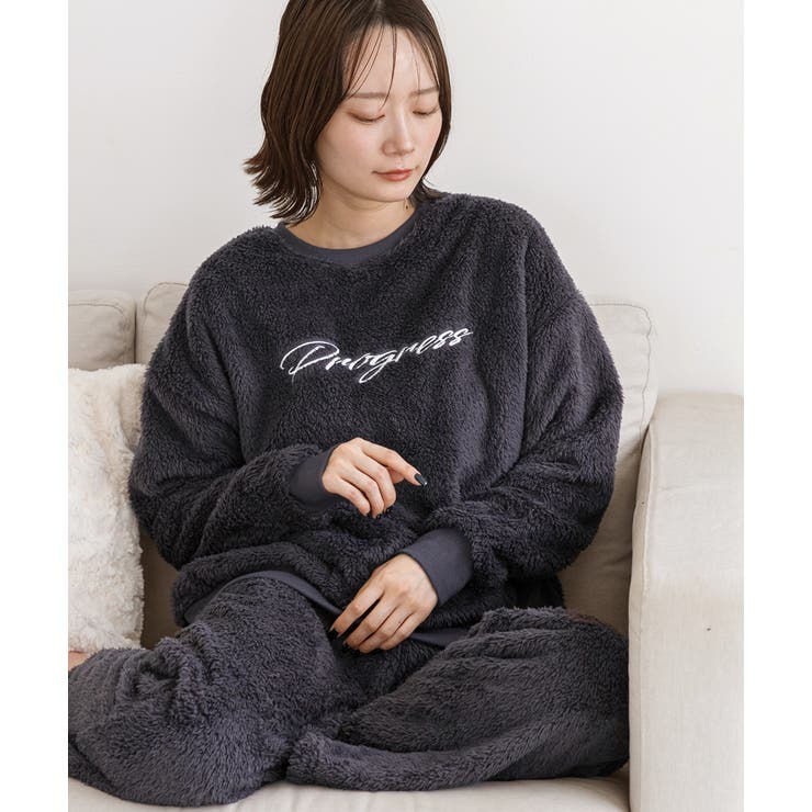 刺繍ロゴ ボアプルオーバー		 | ad thie | 詳細画像15 