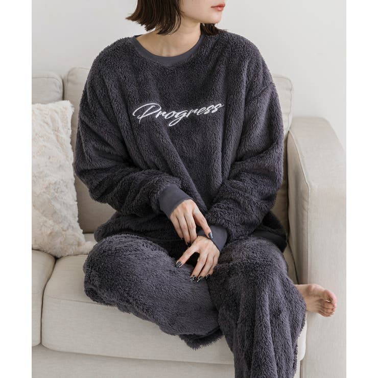 刺繍ロゴ ボアプルオーバー		 | ad thie | 詳細画像18 