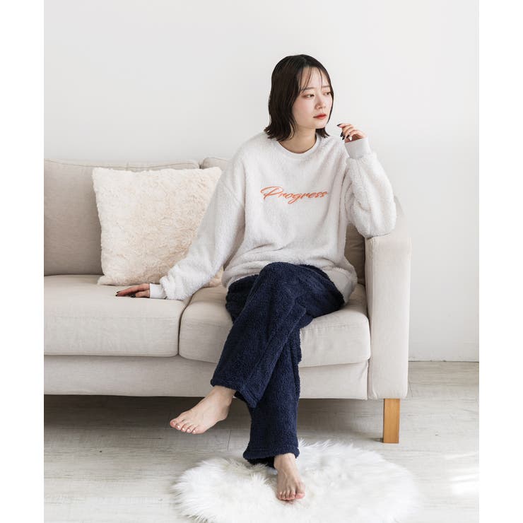 刺繍ロゴ ボアプルオーバー		 | ad thie | 詳細画像21 