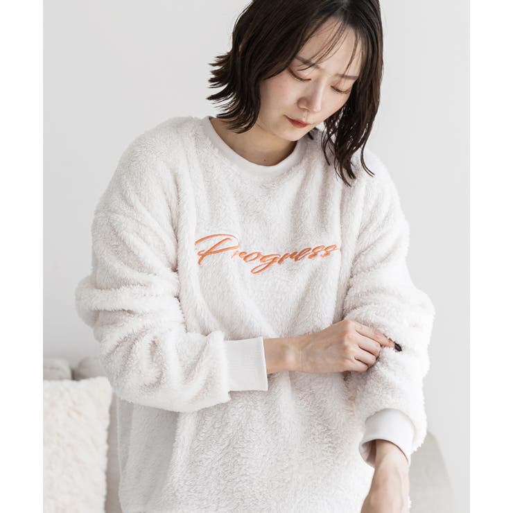 刺繍ロゴ ボアプルオーバー		 | ad thie | 詳細画像22 