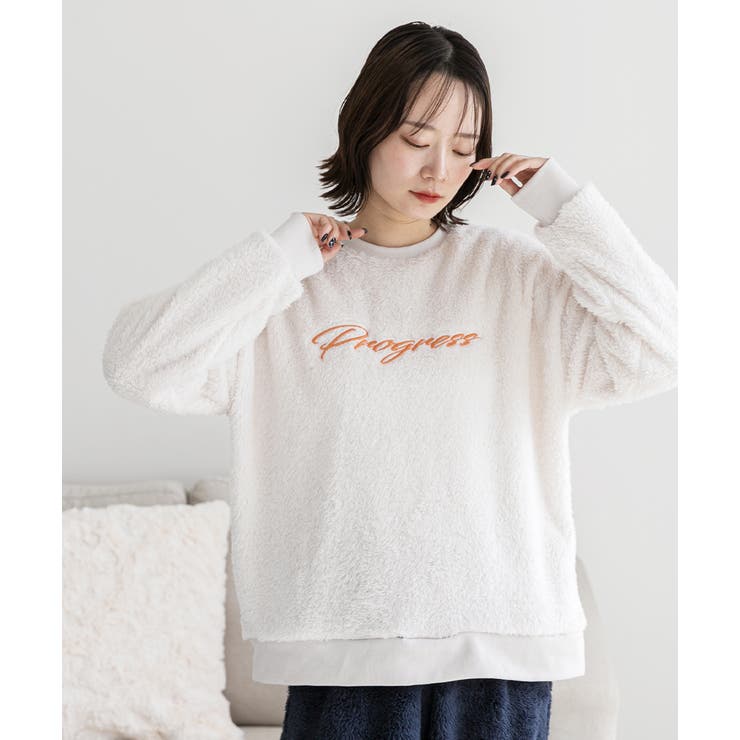 刺繍ロゴ ボアプルオーバー		 | ad thie | 詳細画像23 