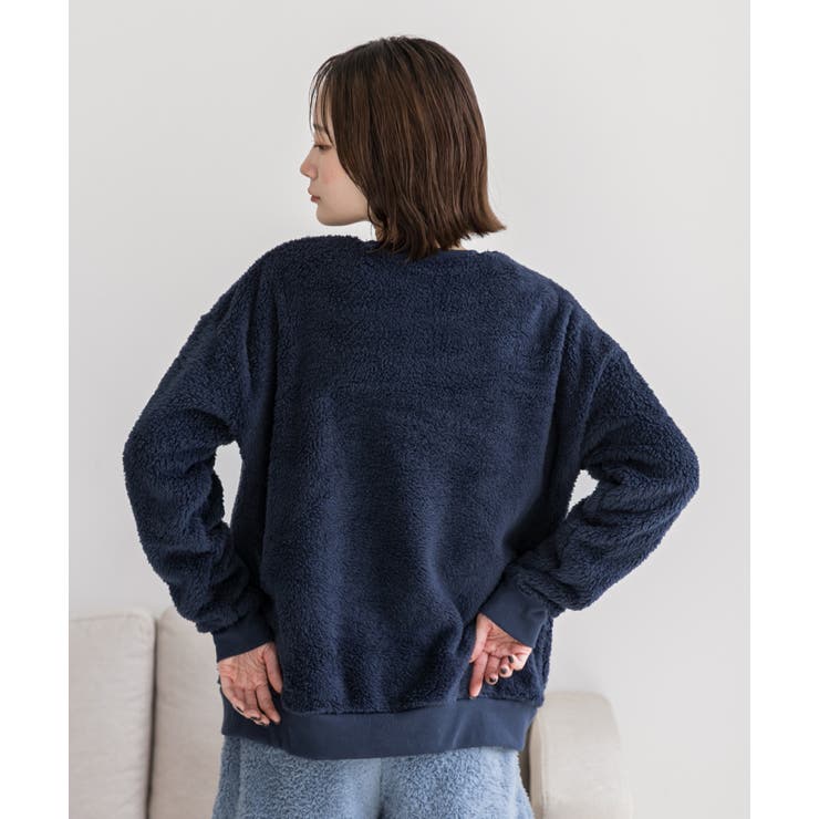 刺繍ロゴ ボアプルオーバー		 | ad thie | 詳細画像27 