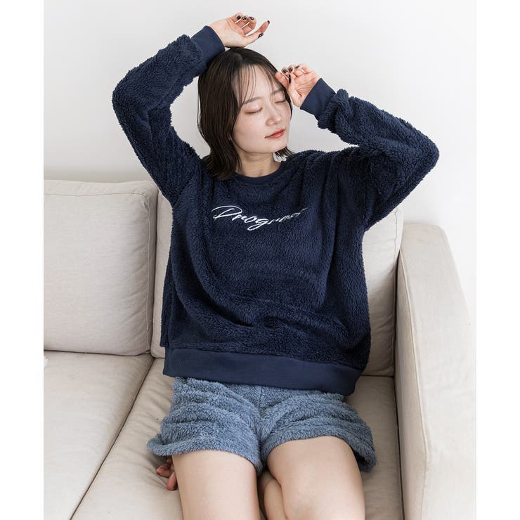 刺繍ロゴ ボアプルオーバー		 | ad thie | 詳細画像28 