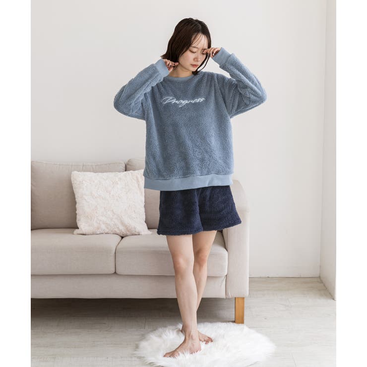 刺繍ロゴ ボアプルオーバー		 | ad thie | 詳細画像32 