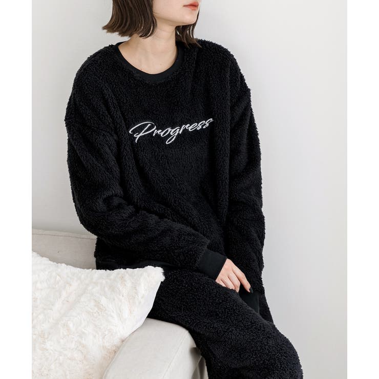 刺繍ロゴ ボアプルオーバー		 | ad thie | 詳細画像38 