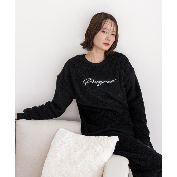 刺繍ロゴ ボアプルオーバー		 | ad thie | 詳細画像40 