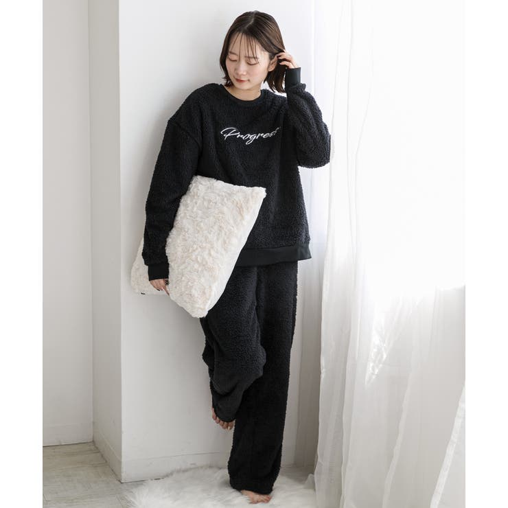 刺繍ロゴ ボアプルオーバー		 | ad thie | 詳細画像41 