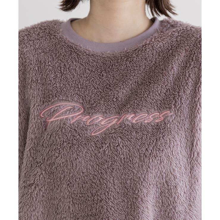 刺繍ロゴ ボアプルオーバー		 | ad thie | 詳細画像7 