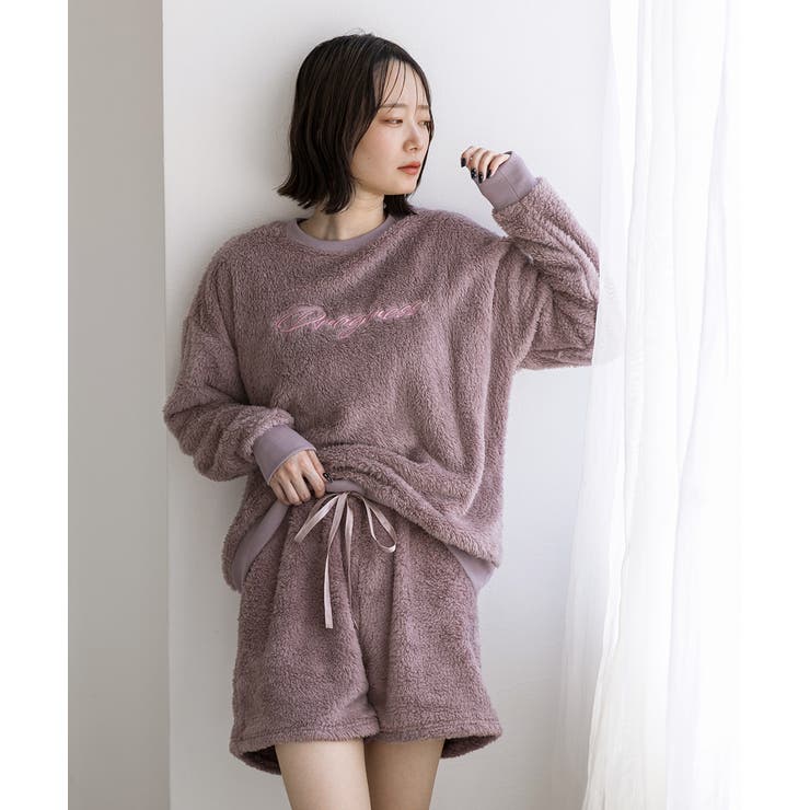 刺繍ロゴ ボアプルオーバー		 | ad thie | 詳細画像8 