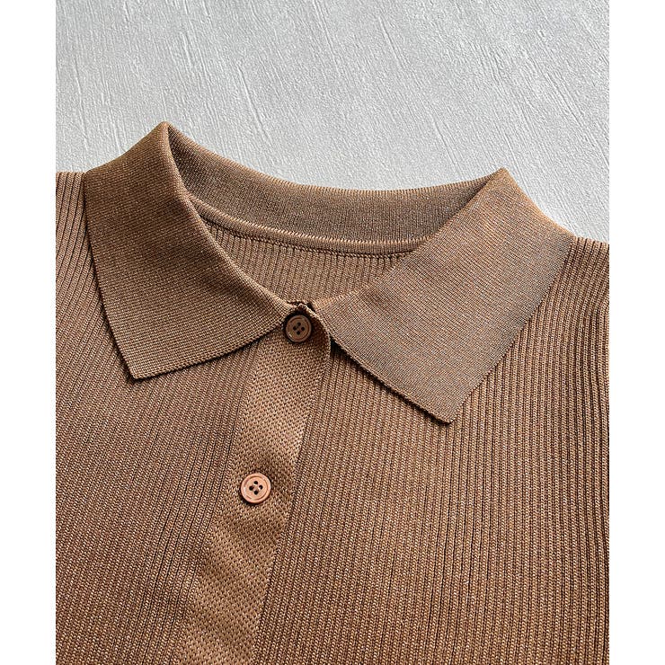 ラメニット・襟付き コンパクトカーディガン | ad thie | 詳細画像54 