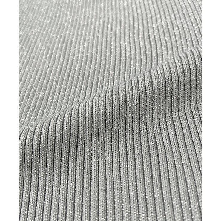 クルーネック ラメニットプルオーバー | ad thie | 詳細画像97 