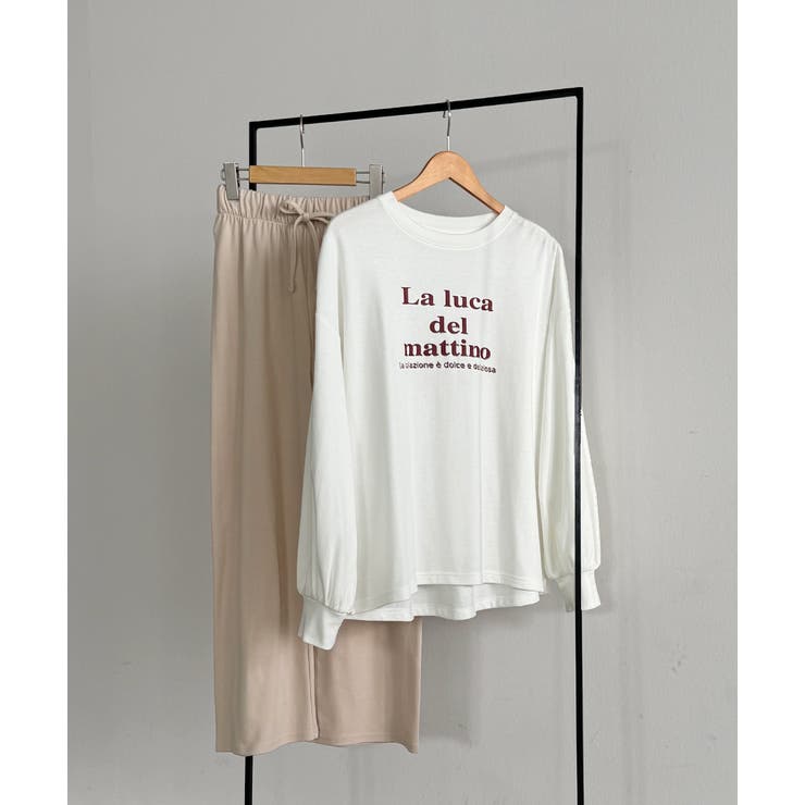 ベーシックロゴ スムースルームウエア | ad thie | 詳細画像10 