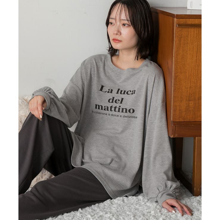 ベーシックロゴ スムースルームウエア | ad thie | 詳細画像11 