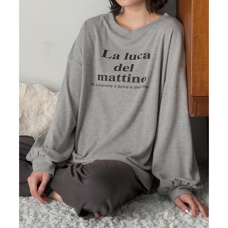 ベーシックロゴ スムースルームウエア | ad thie | 詳細画像12 