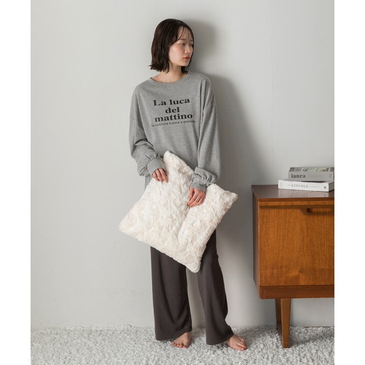 ベーシックロゴ スムースルームウエア | ad thie | 詳細画像16 