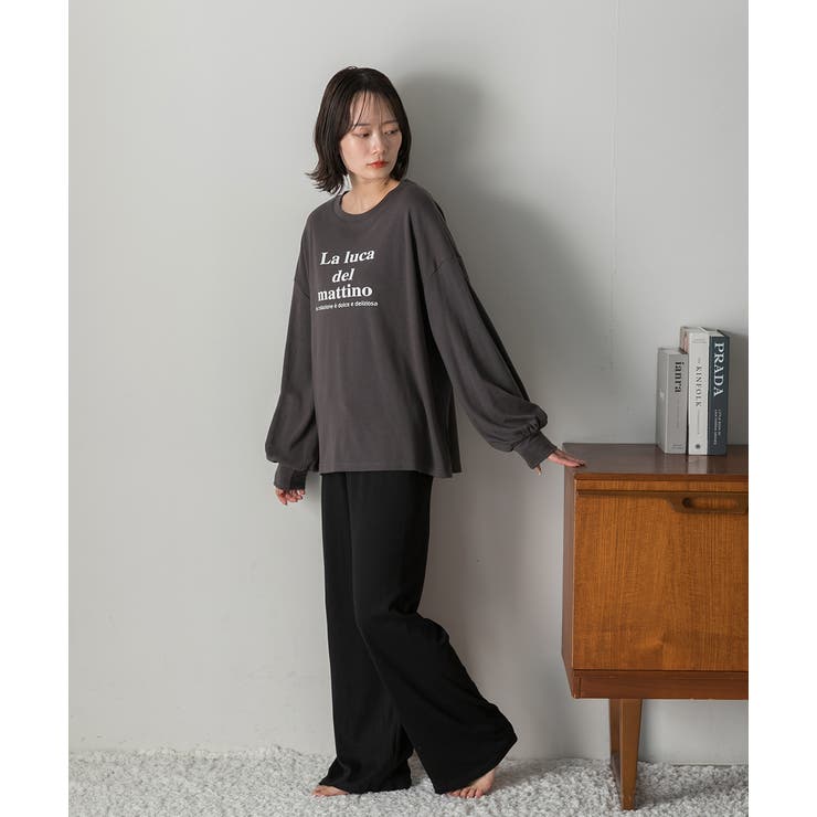 ベーシックロゴ スムースルームウエア | ad thie | 詳細画像21 