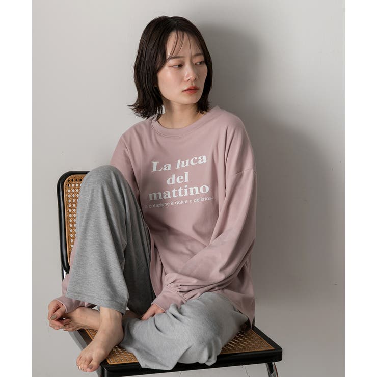 ベーシックロゴ スムースルームウエア | ad thie | 詳細画像32 