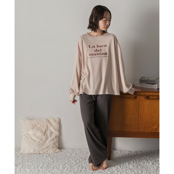 ベーシックロゴ スムースルームウエア | ad thie | 詳細画像45 