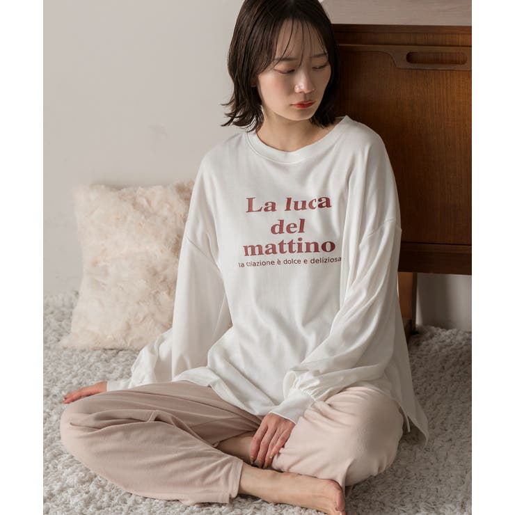 ベーシックロゴ スムースルームウエア | ad thie | 詳細画像5 