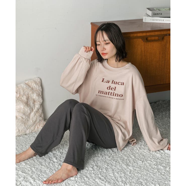 ベーシックロゴ スムースルームウエア | ad thie | 詳細画像50 