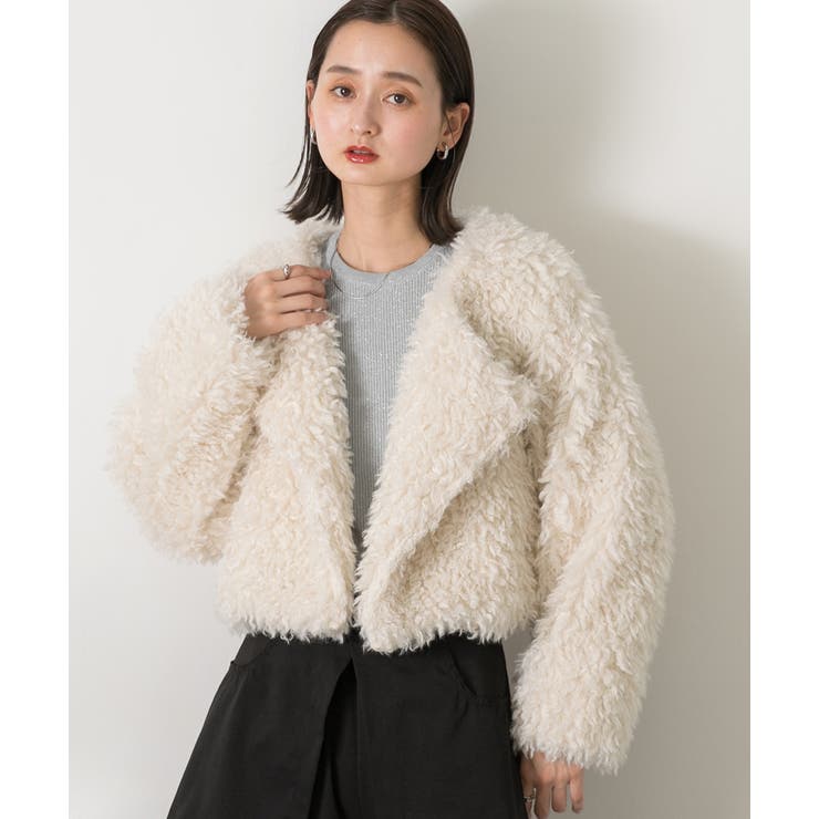 ショート丈 プードルアウター | ad thie | 詳細画像14 