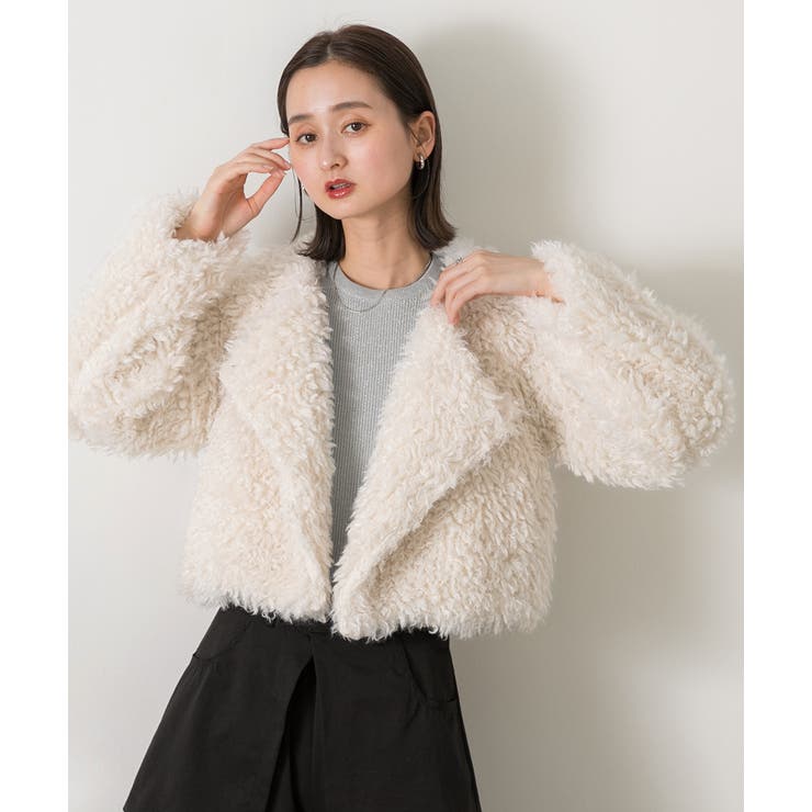 ショート丈 プードルアウター | ad thie | 詳細画像16 