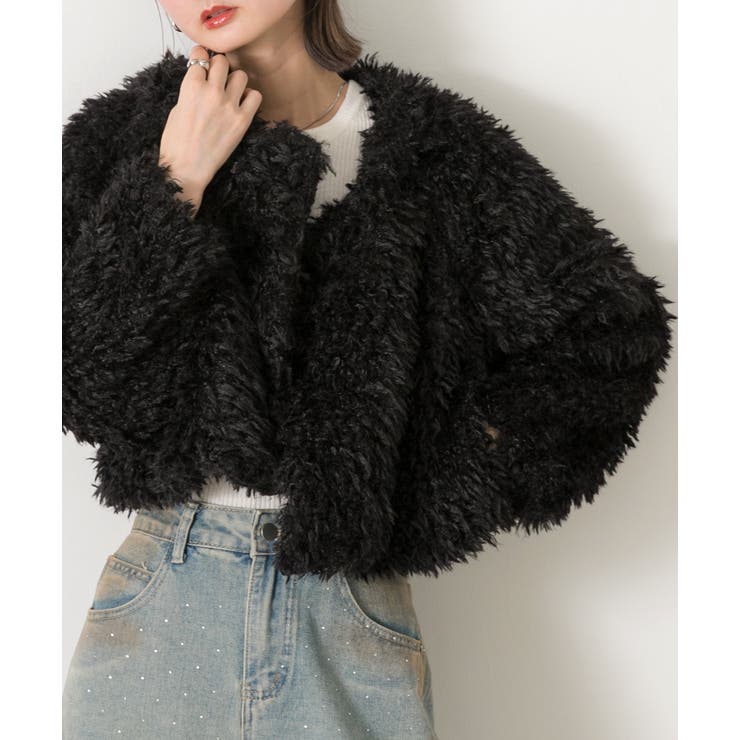 ショート丈 プードルアウター | ad thie | 詳細画像25 