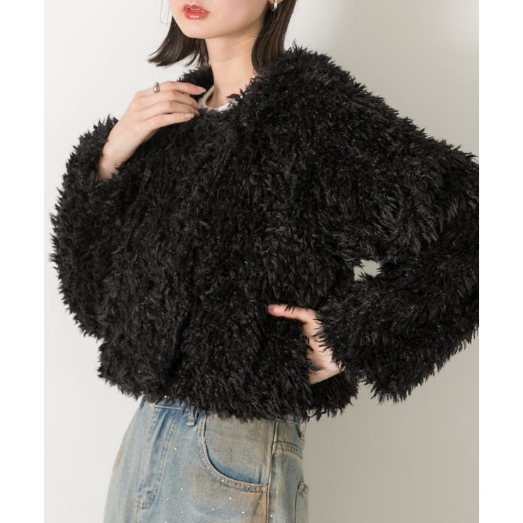 ショート丈 プードルアウター | ad thie | 詳細画像27 