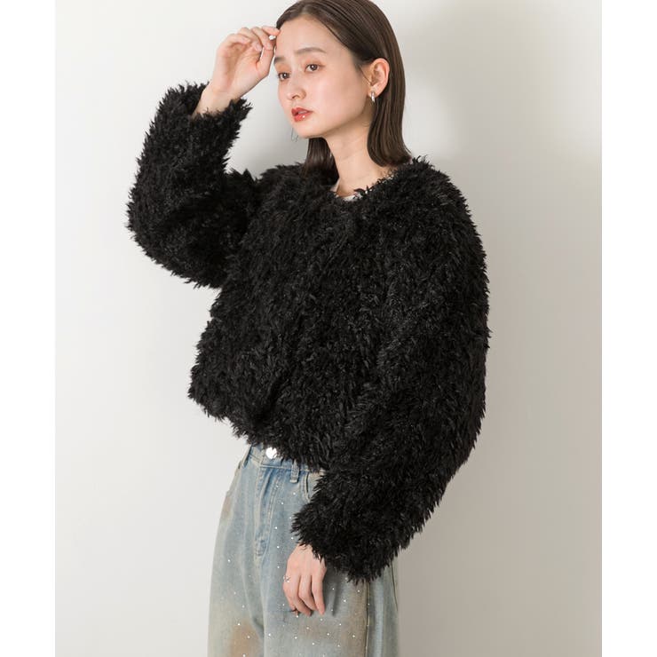 ショート丈 プードルアウター | ad thie | 詳細画像28 