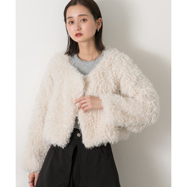 ショート丈 プードルアウター | ad thie | 詳細画像3 