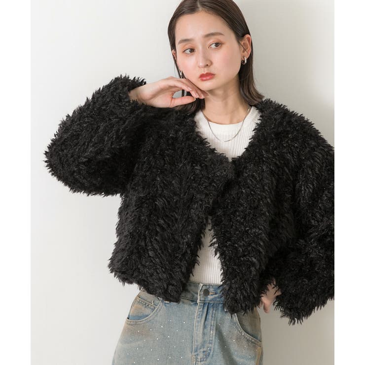 ショート丈 プードルアウター | ad thie | 詳細画像31 