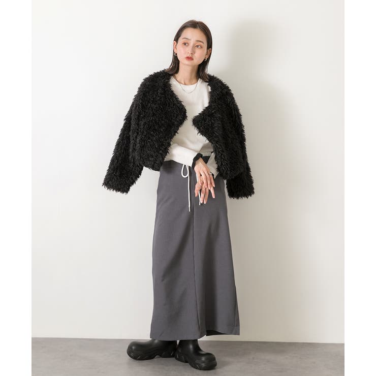 ショート丈 プードルアウター | ad thie | 詳細画像33 