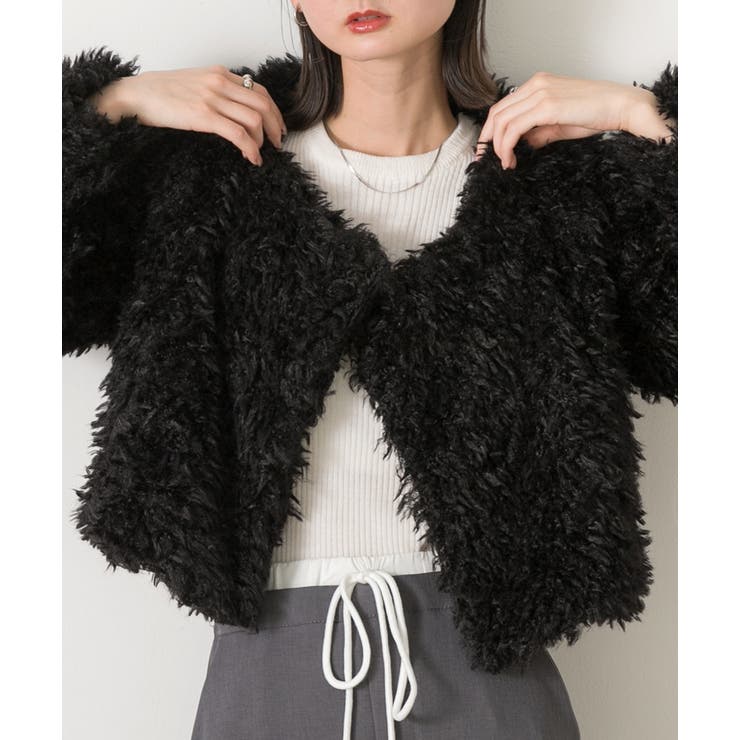 ショート丈 プードルアウター | ad thie | 詳細画像36 