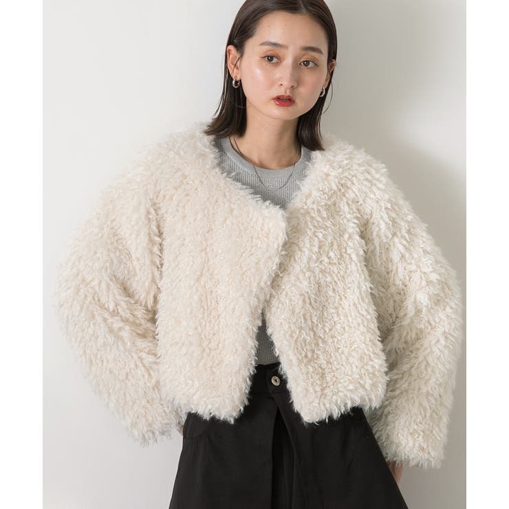 ショート丈 プードルアウター | ad thie | 詳細画像6 