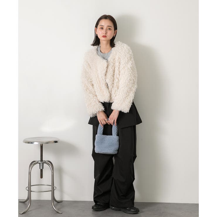 ショート丈 プードルアウター | ad thie | 詳細画像7 