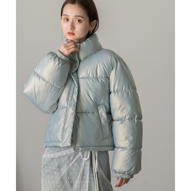 スタンドカラー ショート中綿パディングブルゾン | ad thie | 詳細画像54 