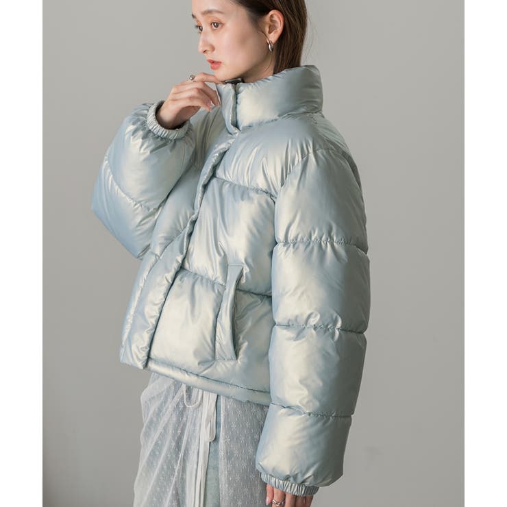 スタンドカラー ショート中綿パディングブルゾン | ad thie | 詳細画像58 