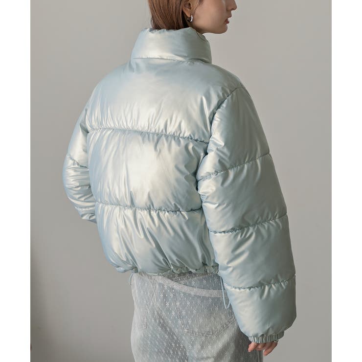 スタンドカラー ショート中綿パディングブルゾン | ad thie | 詳細画像59 