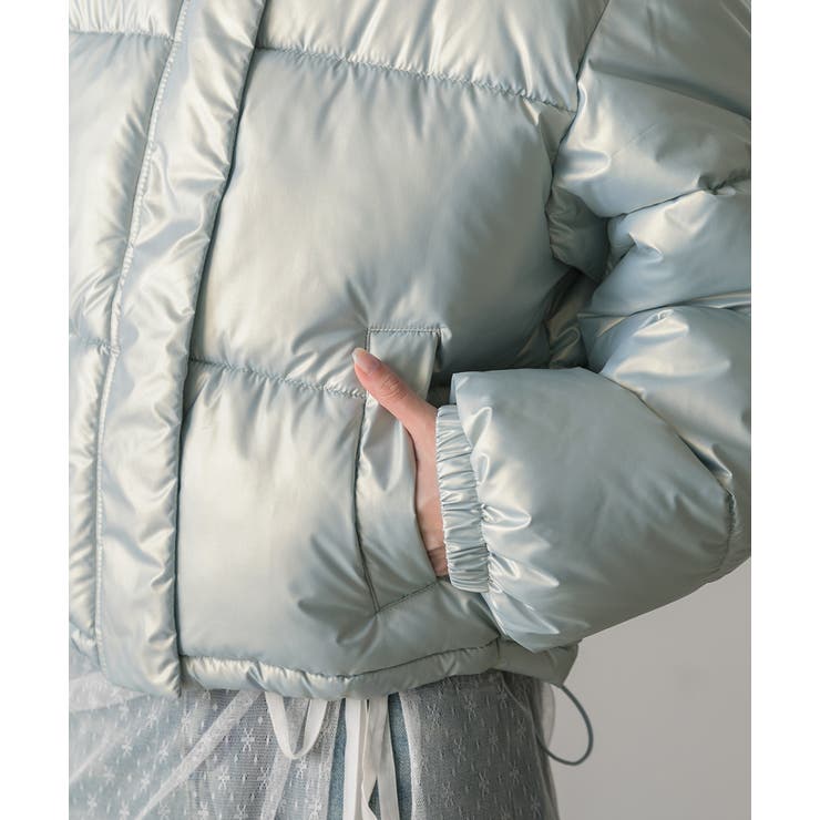 スタンドカラー ショート中綿パディングブルゾン | ad thie | 詳細画像62 