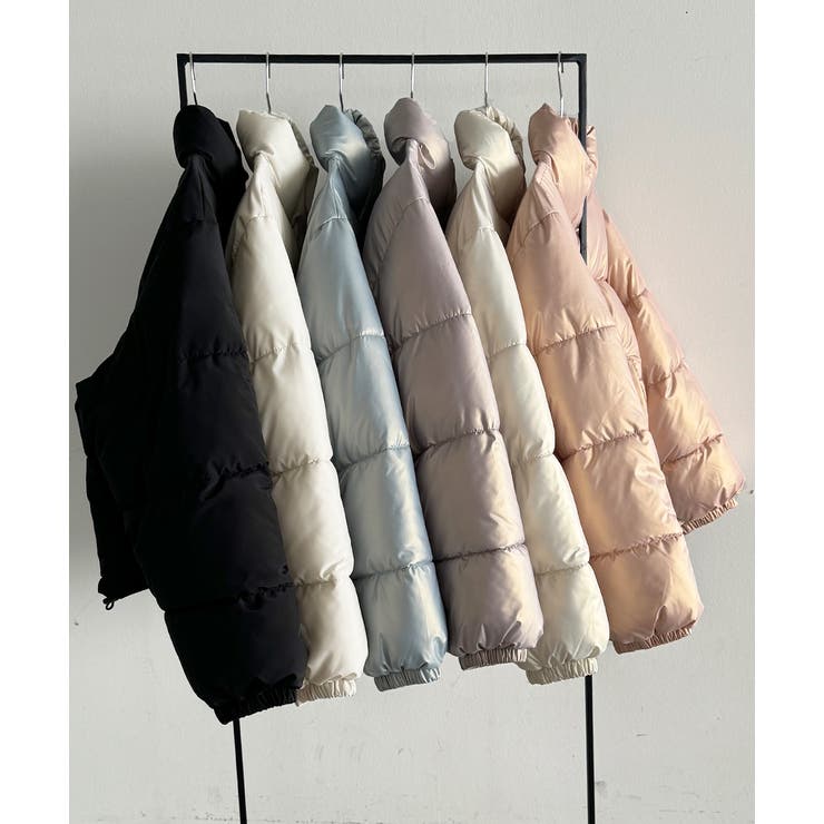 スタンドカラー ショート中綿パディングブルゾン | ad thie | 詳細画像68 