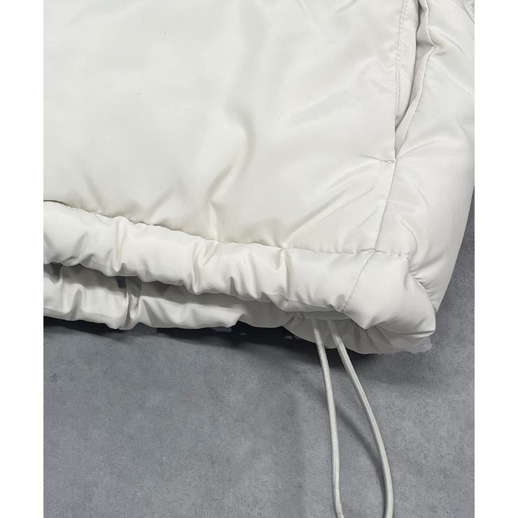 フード付き中綿ショートベスト | ad thie | 詳細画像57 