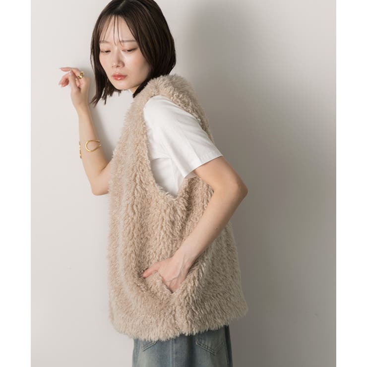 プードルファーベスト | ad thie | 詳細画像11 