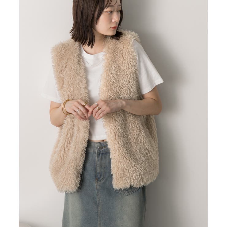 プードルファーベスト | ad thie | 詳細画像12 