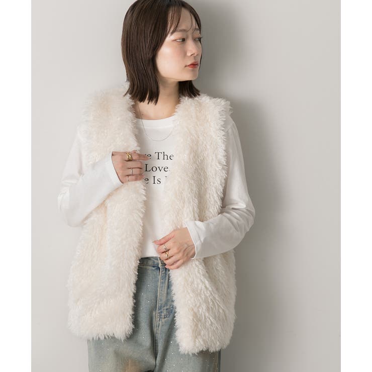 プードルファーベスト | ad thie | 詳細画像15 