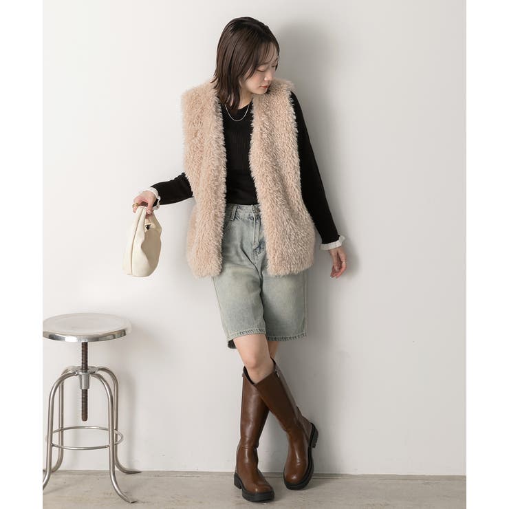 プードルファーベスト | ad thie | 詳細画像2 