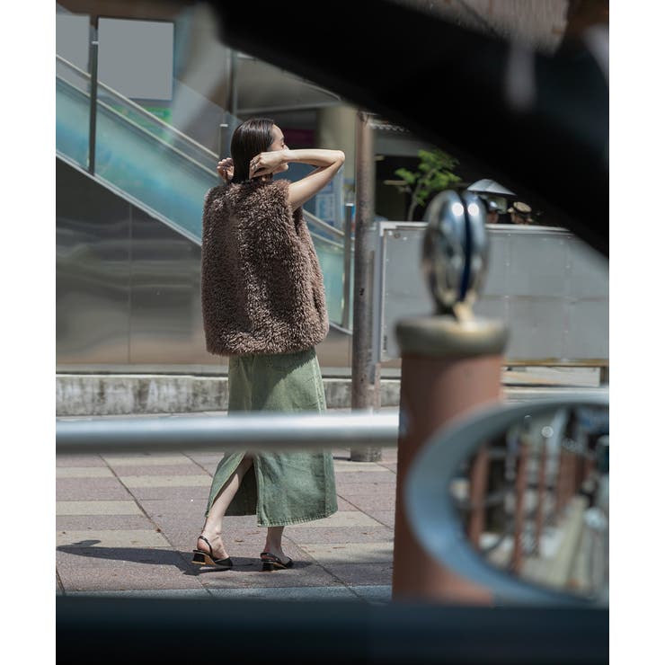 プードルファーベスト[品番：ADEW0004564]｜ad thie（アドティエ）の