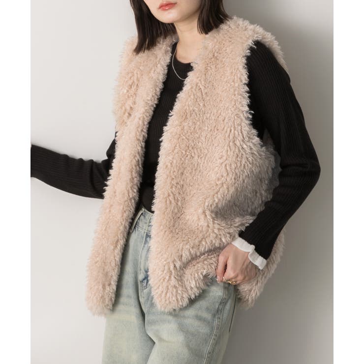 プードルファーベスト | ad thie | 詳細画像5 